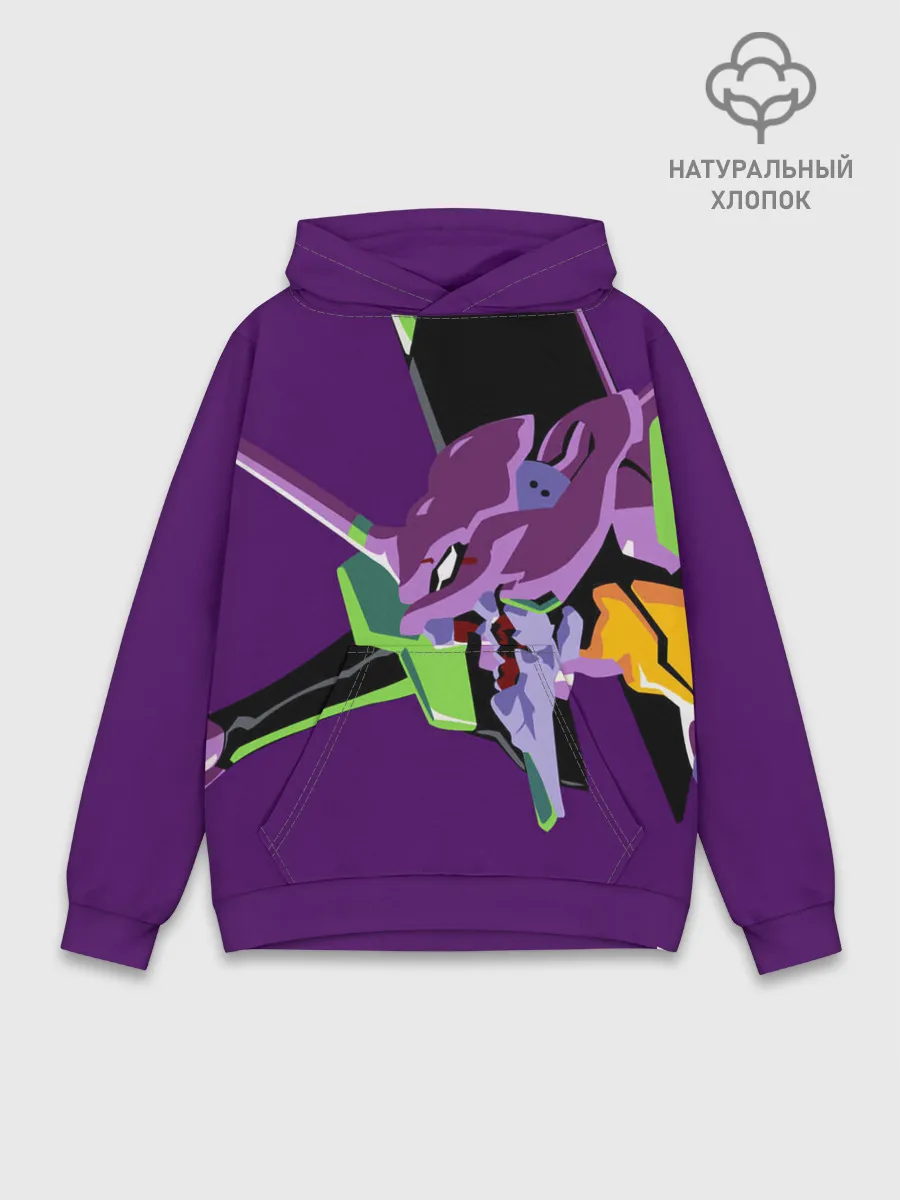 Худи мужской база хлопок / Евангилион