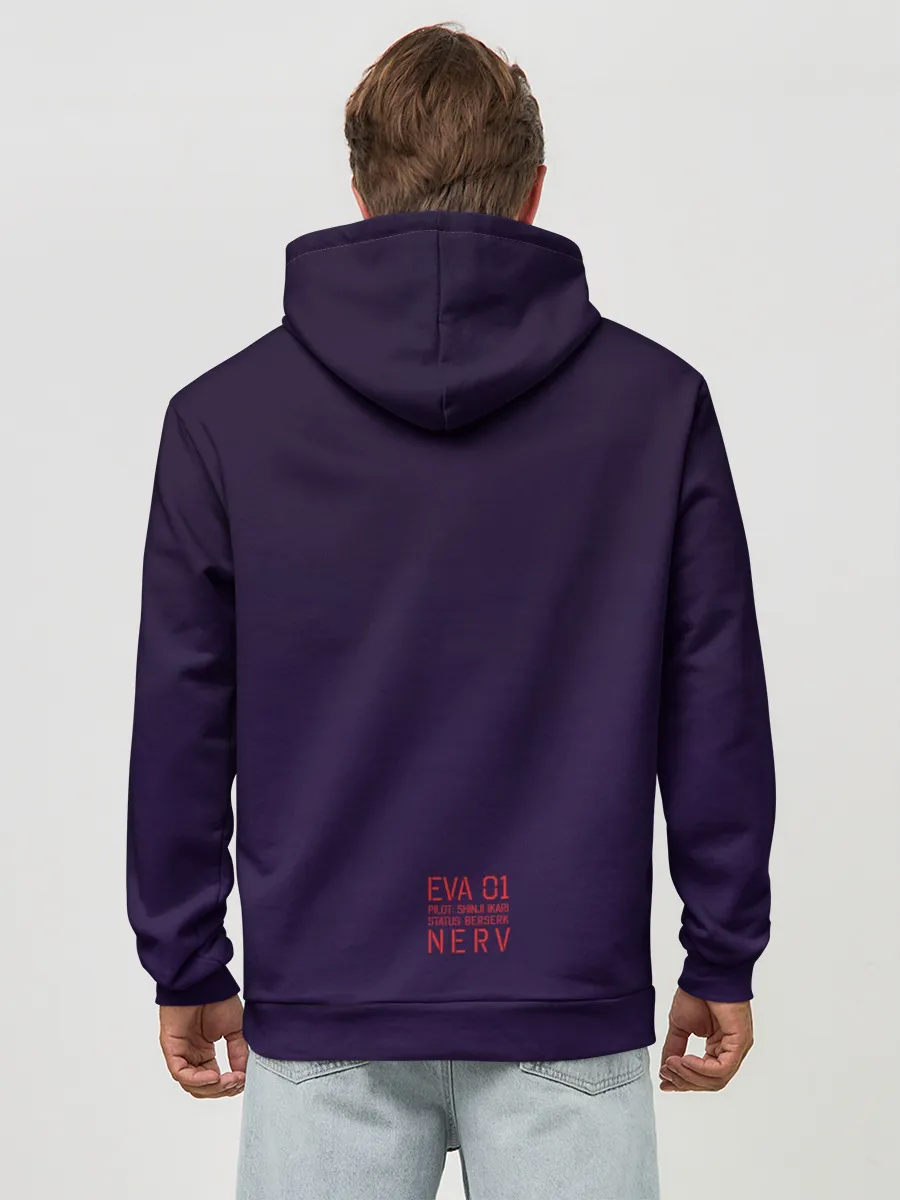 Худи мужской база хлопок / Евангилион