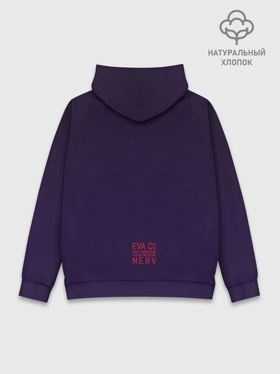 Худи мужской база хлопок / Евангилион