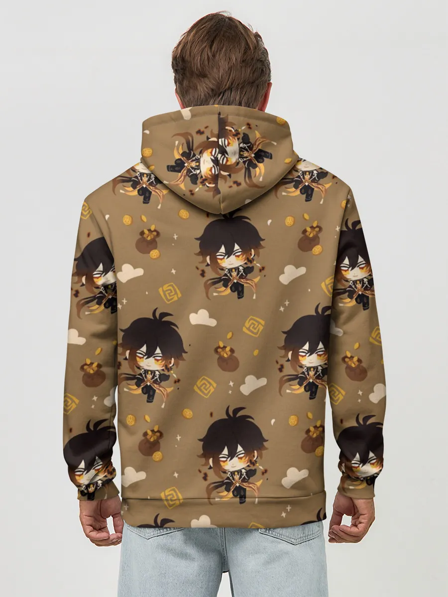 Худи мужской база хлопок / Чиби Чжун Ли