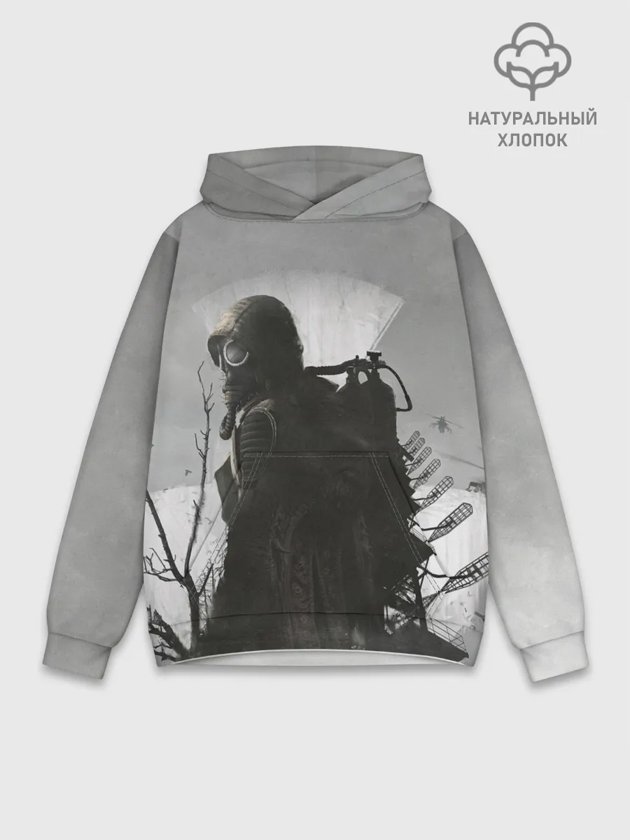 Худи мужской база хлопок / Stalker