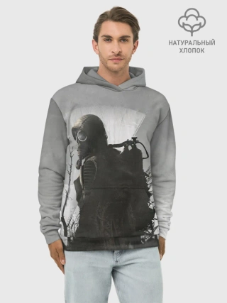 Худи мужской база хлопок / Stalker