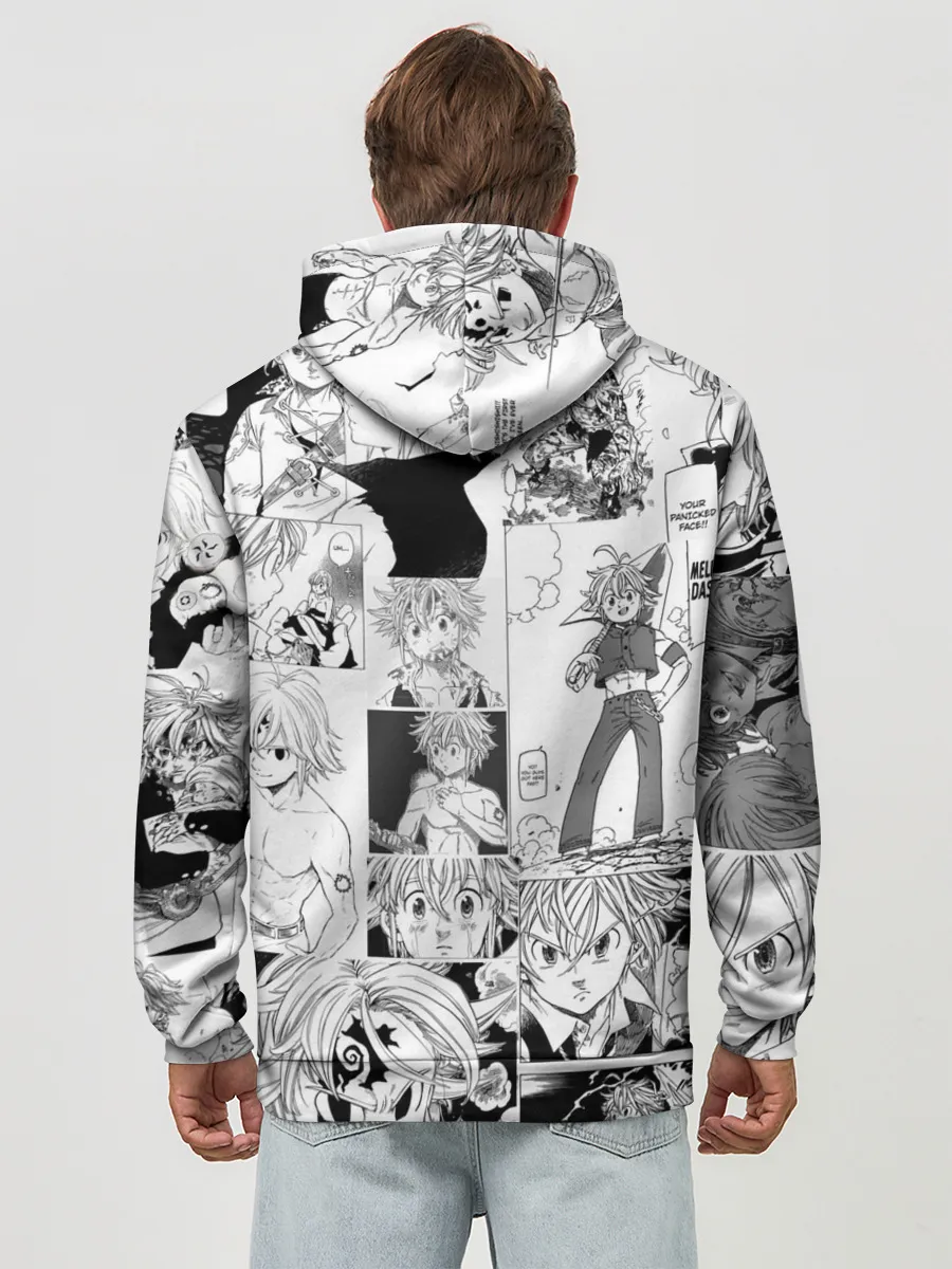 Худи мужской база хлопок / Мелиодас