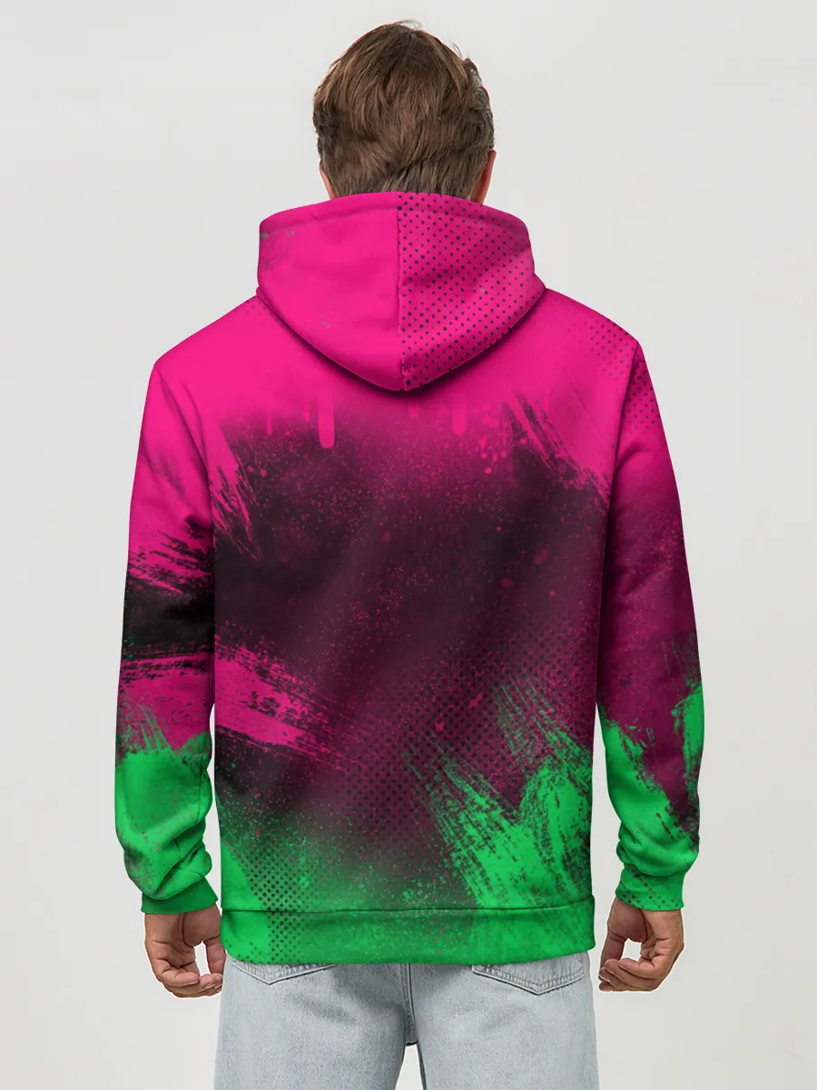 Худи мужской база хлопок / CS GO | NEON REVOLUTION v2