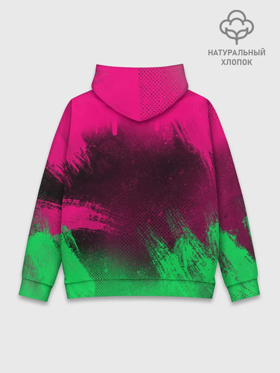 Худи мужской база хлопок / CS GO | NEON REVOLUTION v2