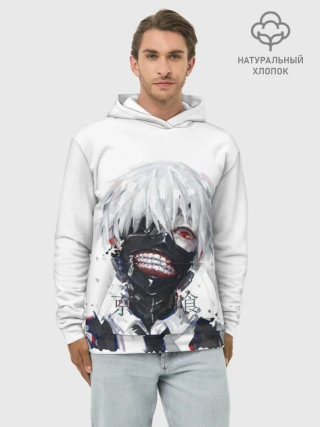 Худи мужской база хлопок / Гуль Токийский