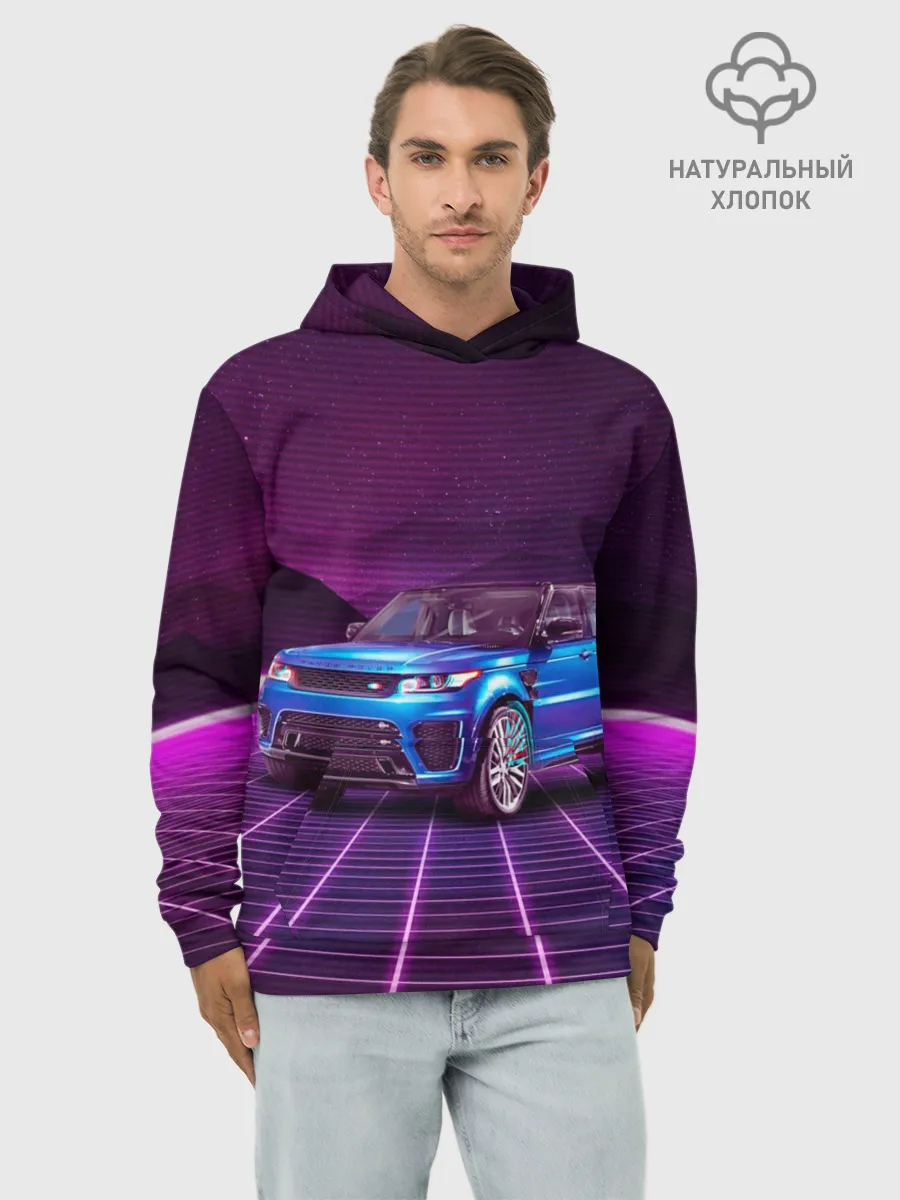 Худи мужской база хлопок / Range Rover Sport