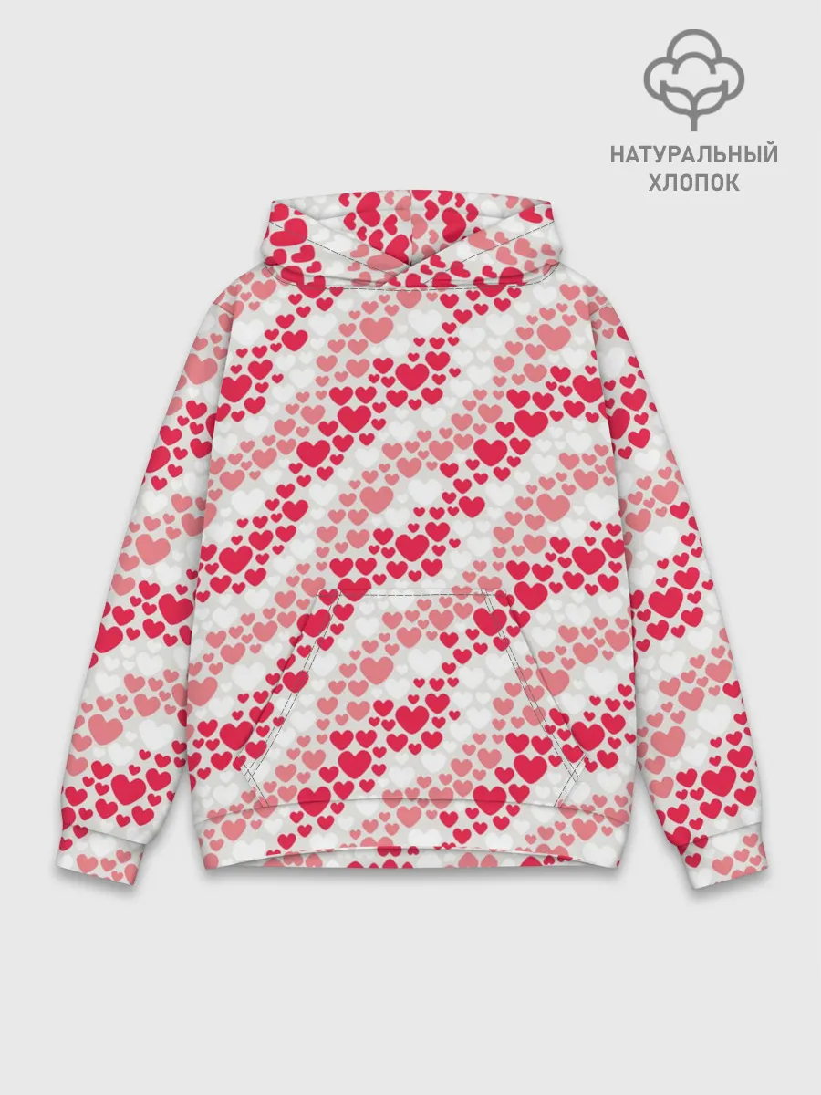 Худи мужской база хлопок / Волны Любви