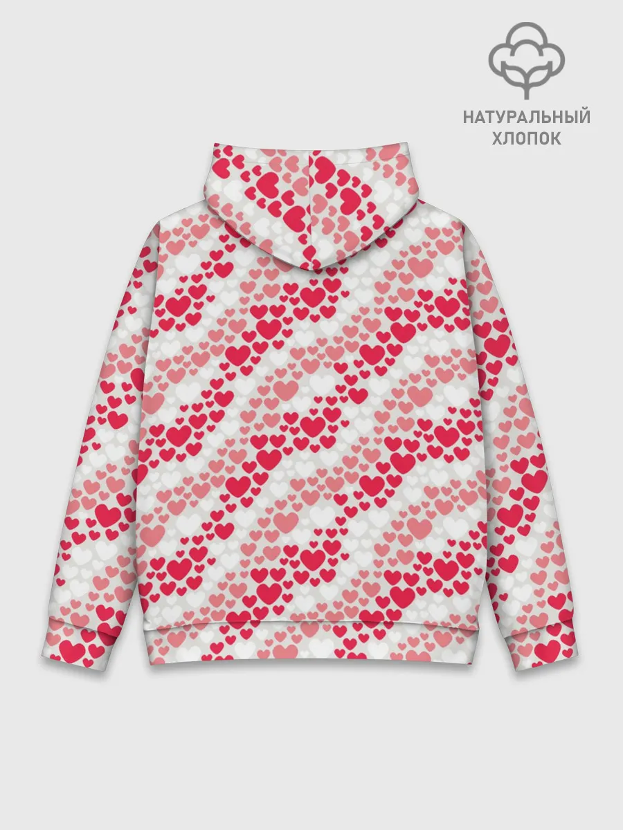 Худи мужской база хлопок / Волны Любви