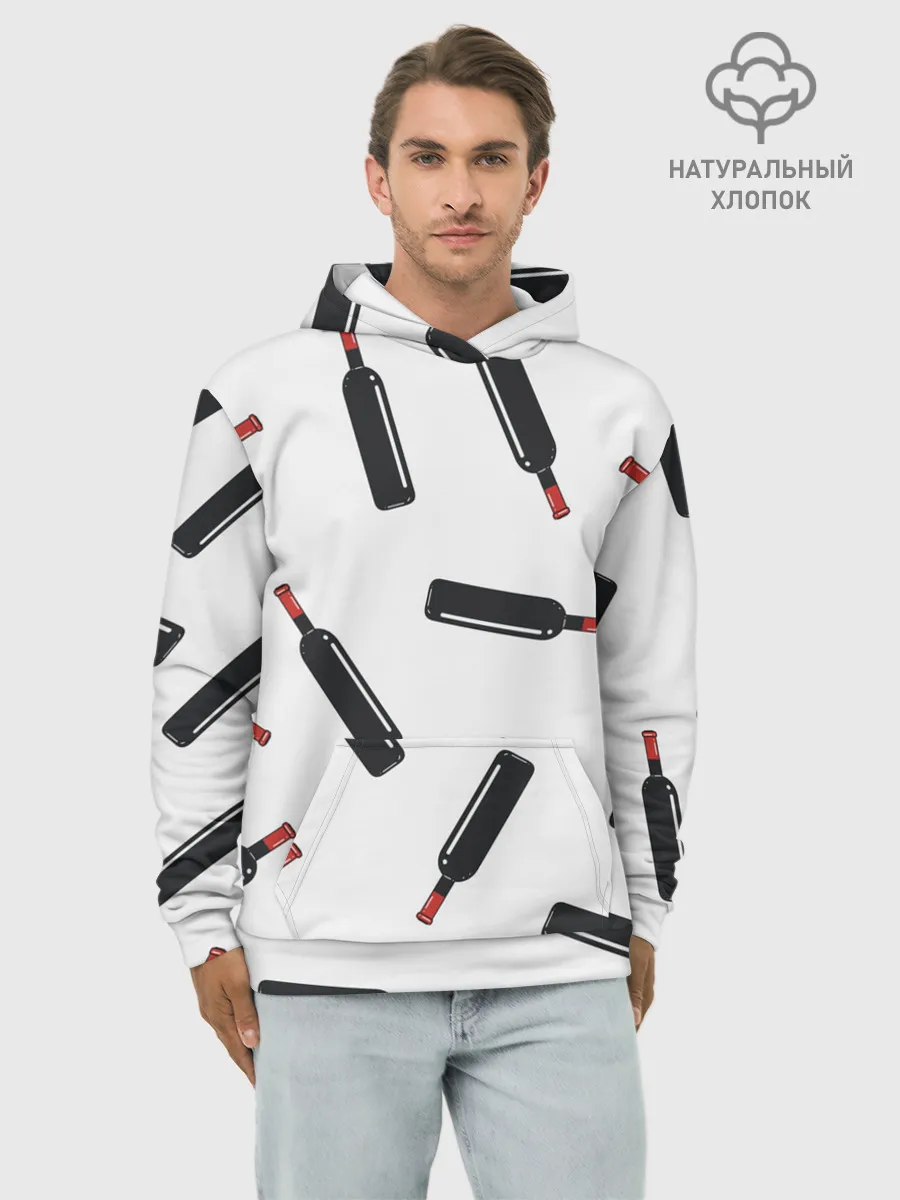 Худи мужской база хлопок / винишко