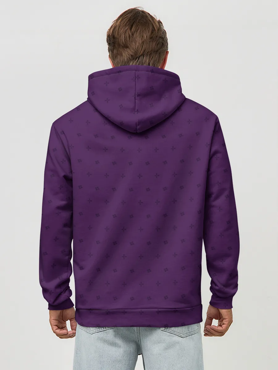 Худи мужской база хлопок / Чеширский Кот