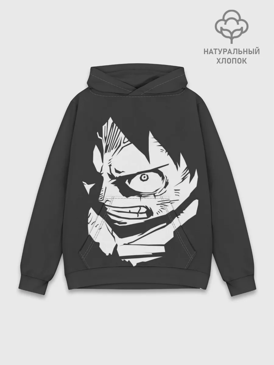 Худи мужской база хлопок / Злой One piece