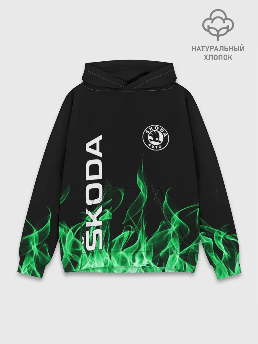 Худи мужской база хлопок / SKODA