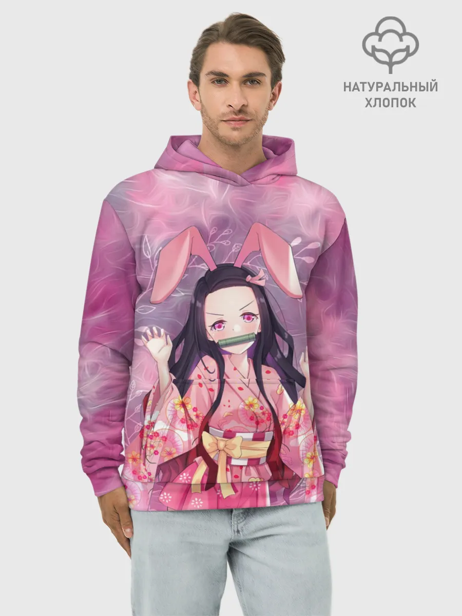 Худи мужской база хлопок / Незуко Камадо