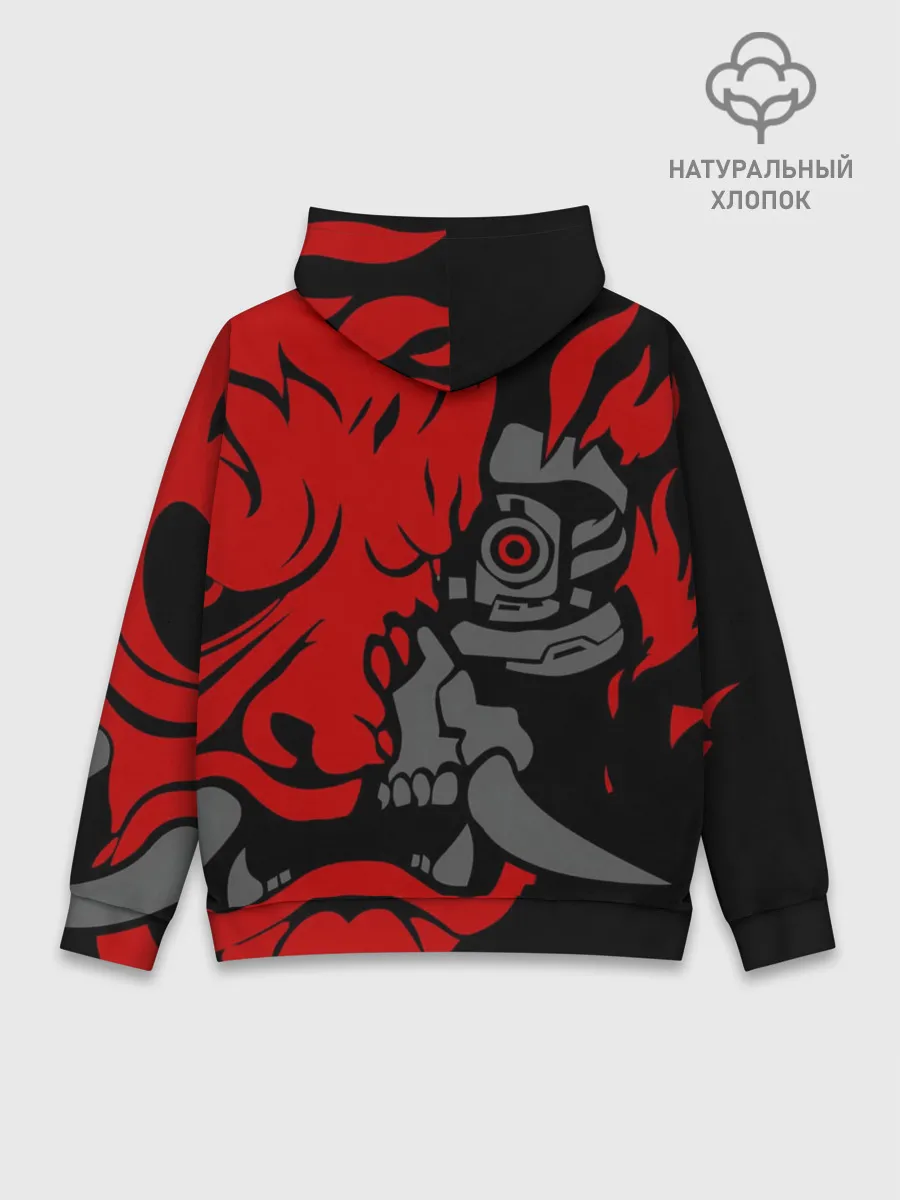 Худи мужской база хлопок / CyberPunk 2077 | SAMURAI KEANU