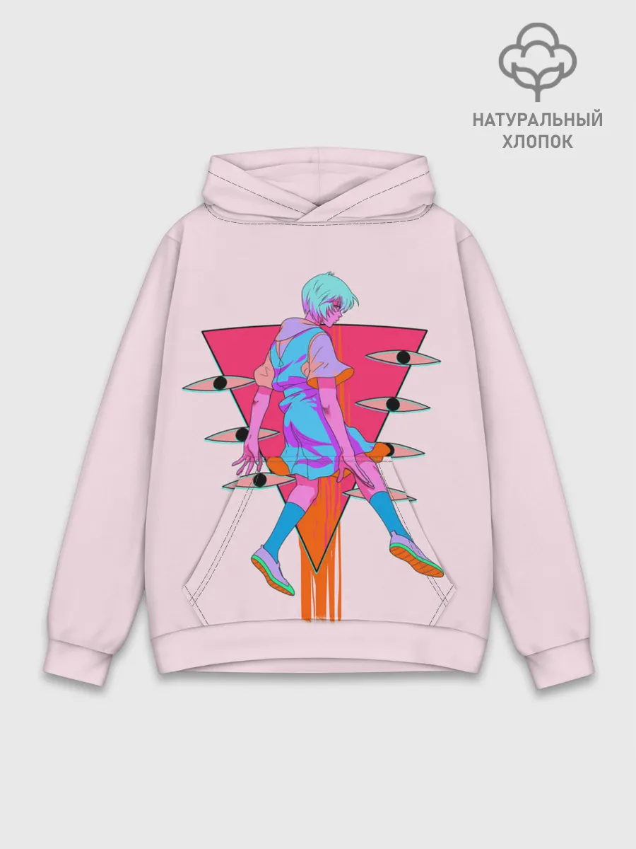 Худи мужской база хлопок / Евангилион