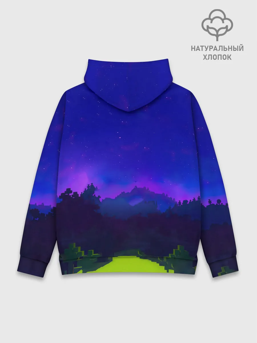 Худи мужской база хлопок / Minecraft