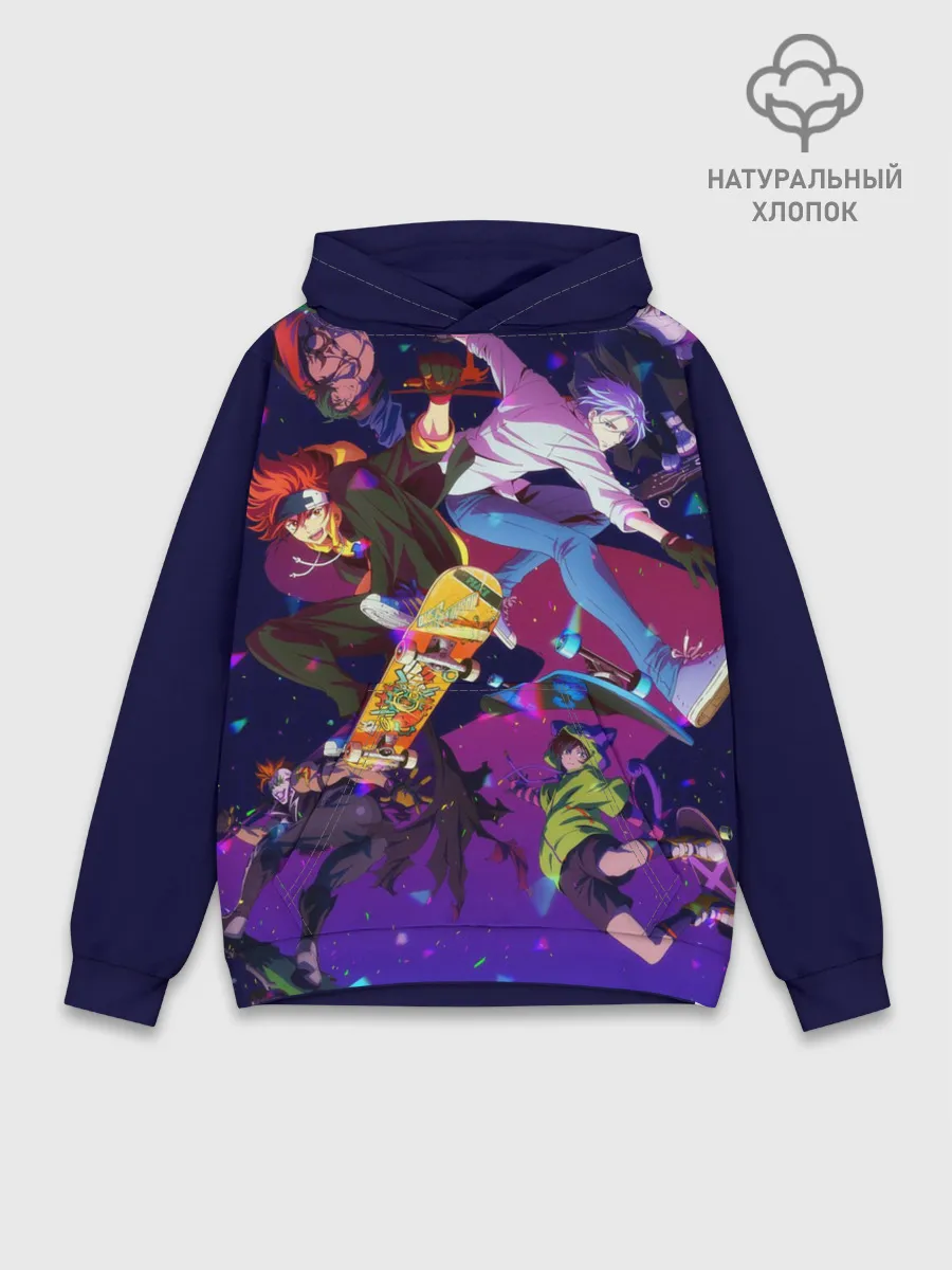 Худи мужской база хлопок / SK8 the Infinity