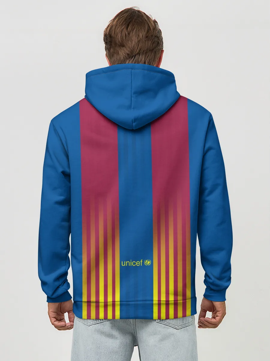 Худи мужской база хлопок / FC Barcelona | El Clasico La Liga