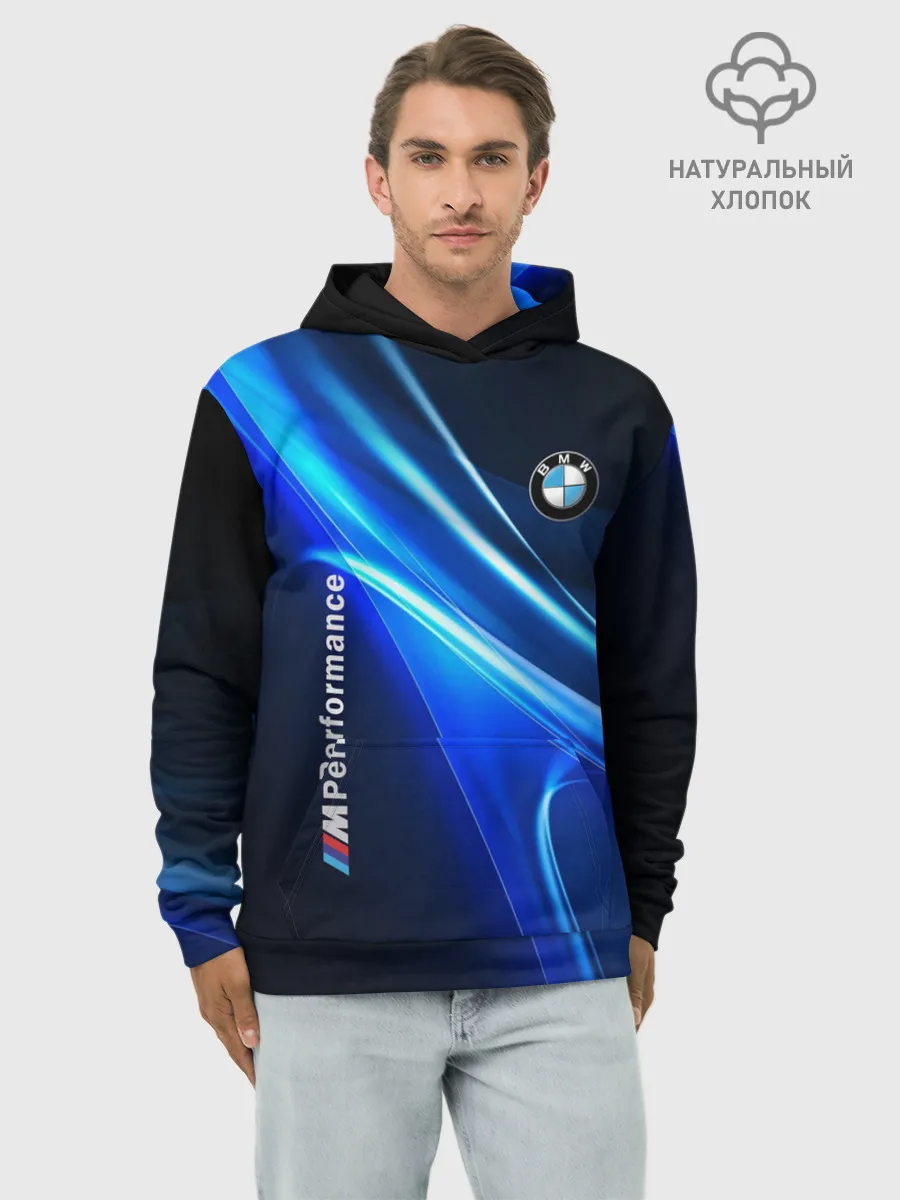 Худи мужской база хлопок / BMW