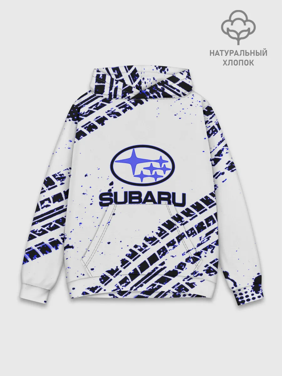 Худи мужской база хлопок / SUBARU.