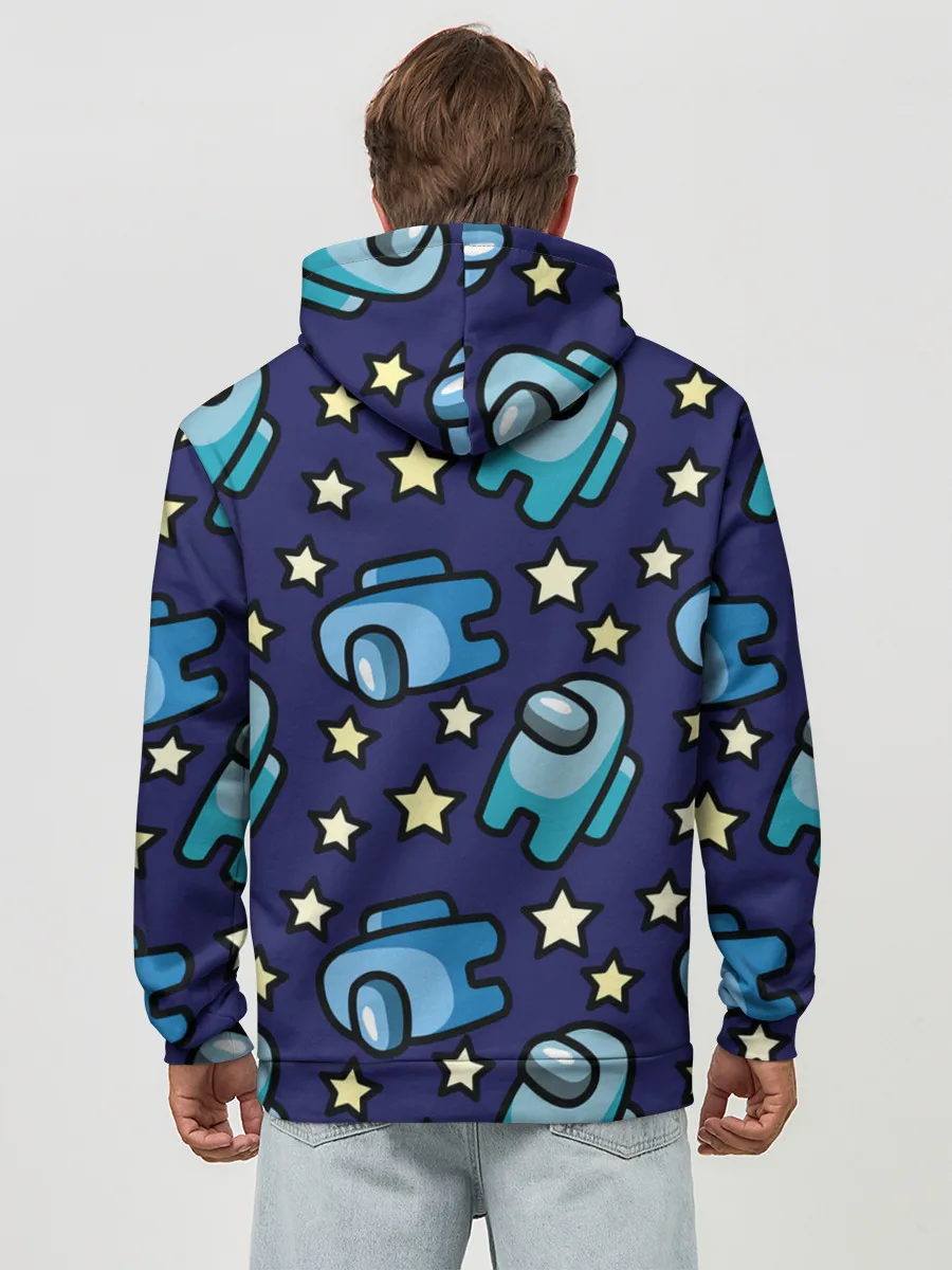 Худи мужской база хлопок / Among Us | Звёзды