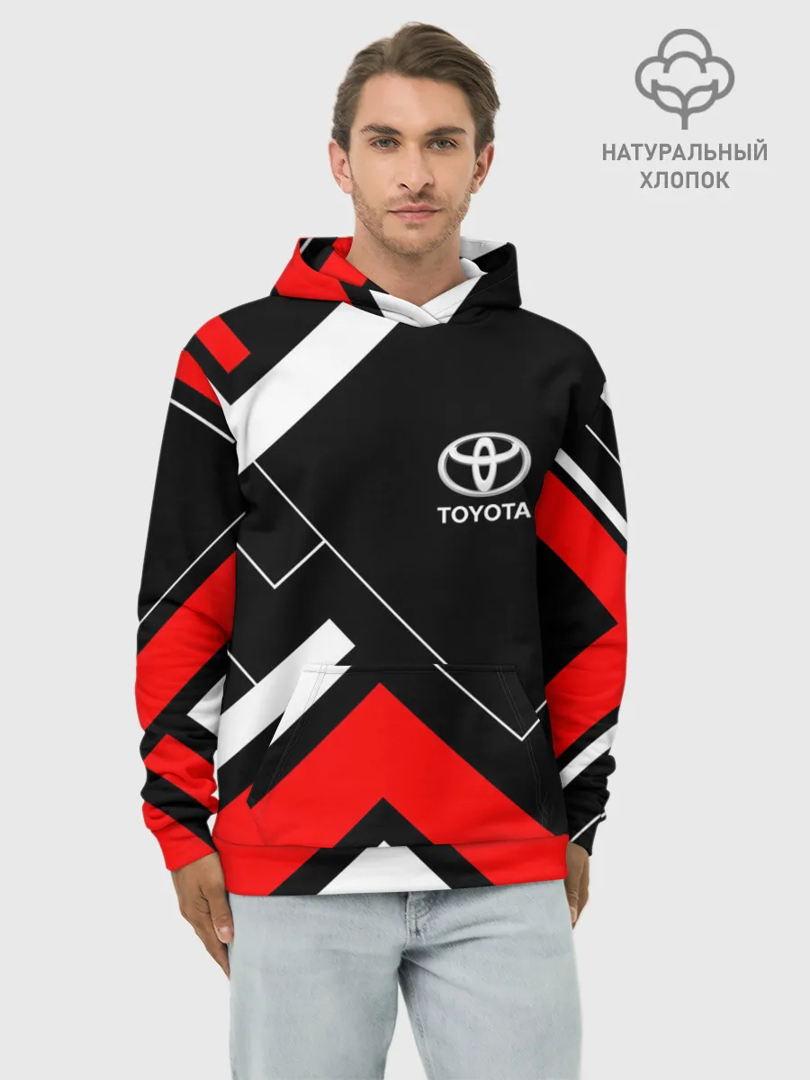 Худи мужской база хлопок / Toyota