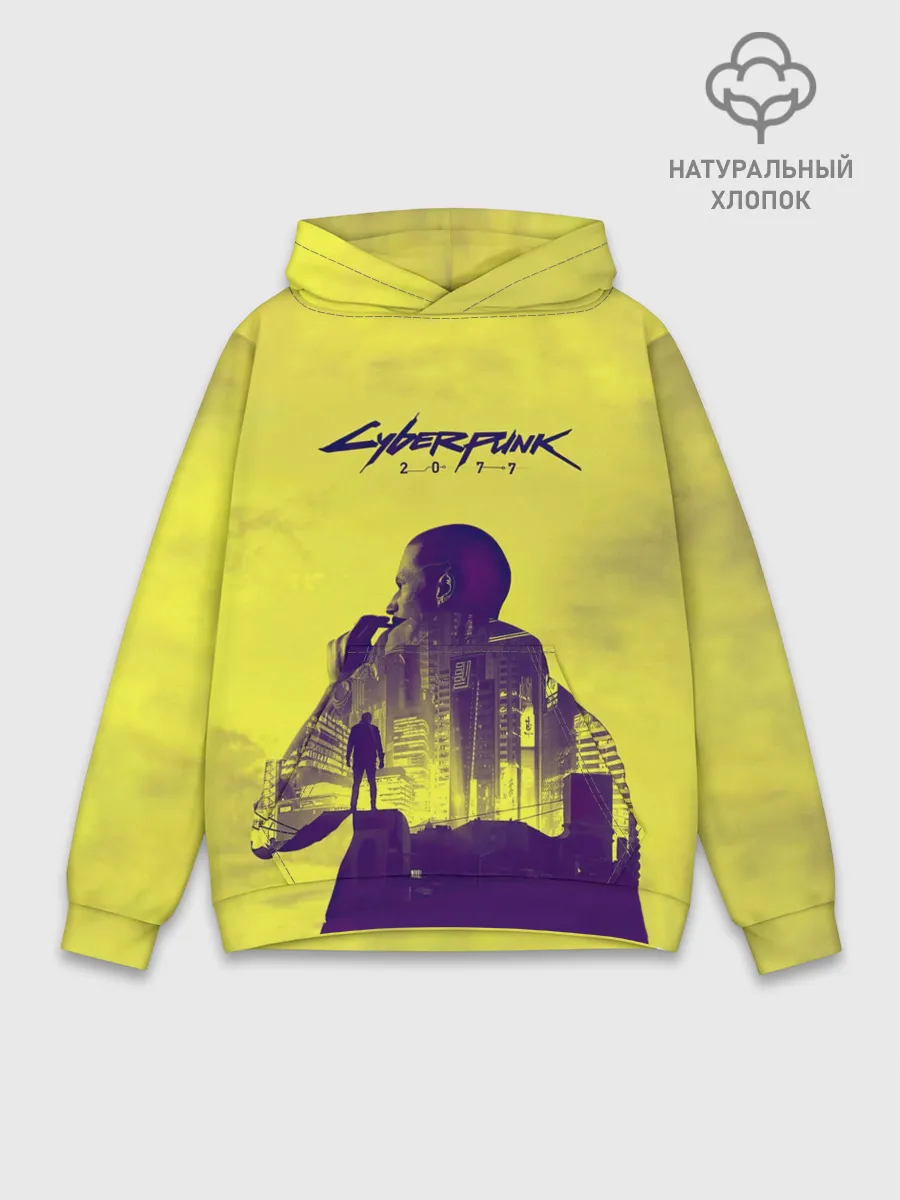 Худи мужской база хлопок / Cyberpunk 2077