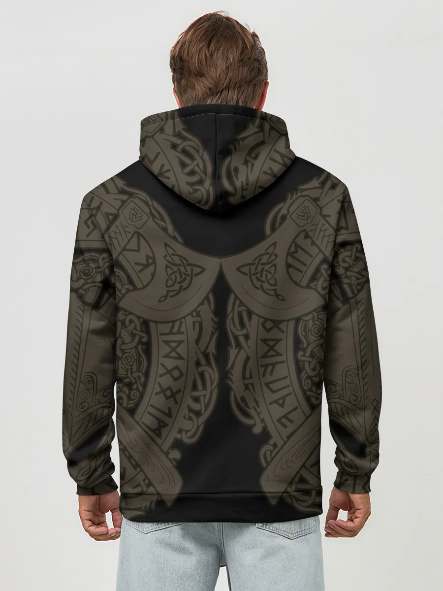 Худи мужской база хлопок / Воин