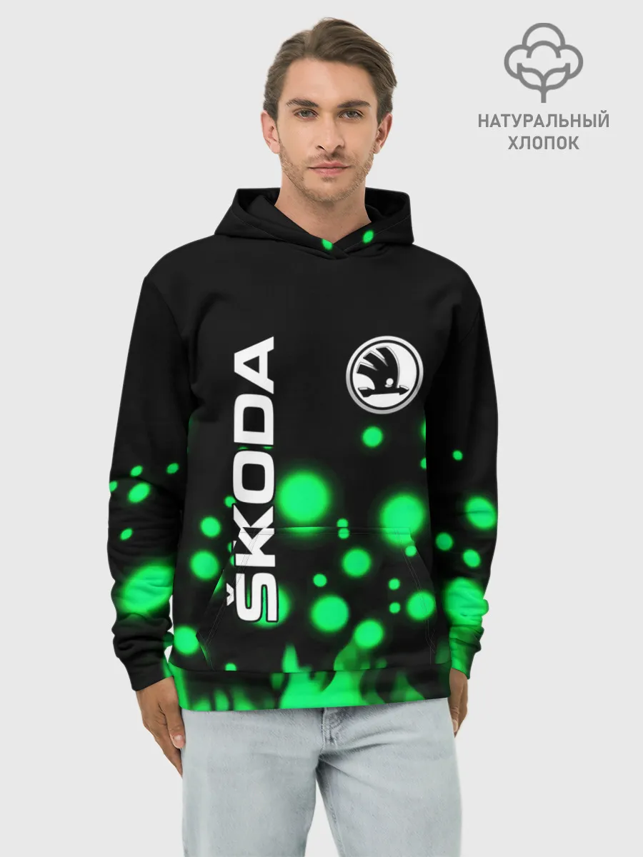 Худи мужской база хлопок / Skoda