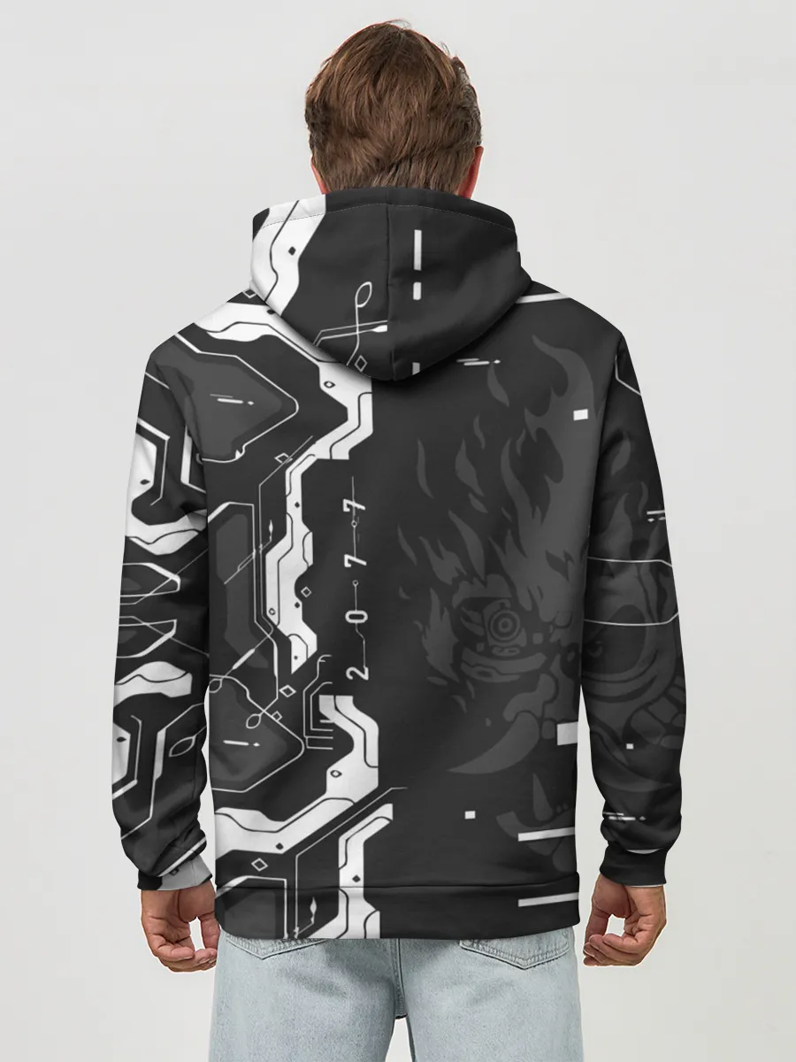 Худи мужской база хлопок / Cyberpunk 2077 Tech