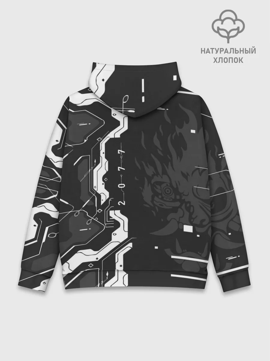 Худи мужской база хлопок / Cyberpunk 2077 Tech