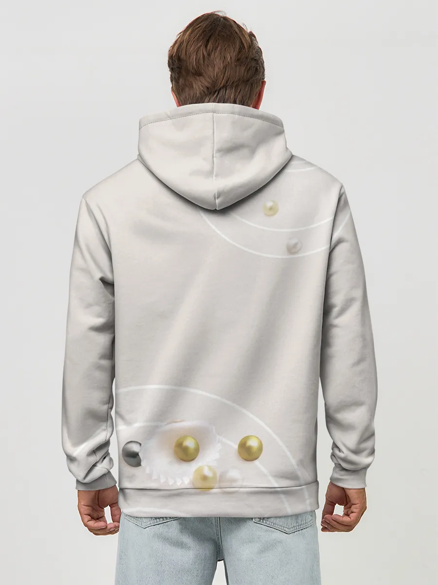 Худи мужской база хлопок / Жемчужная свадьба - 30 лет