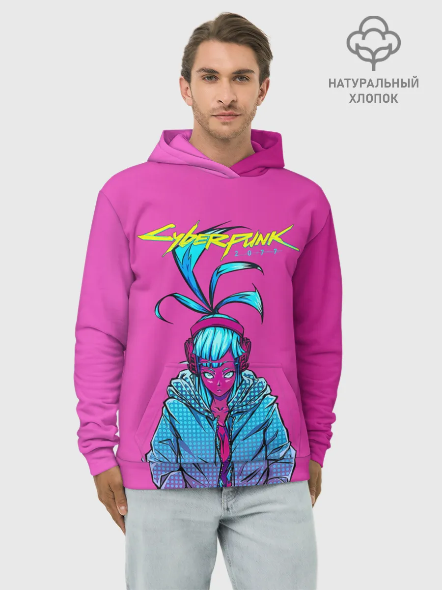 Худи мужской база хлопок / Cyberpunk 2077