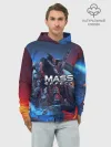 Худи мужской база хлопок / Mass EFFECT Legendary ed