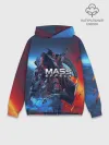 Худи мужской база хлопок / Mass EFFECT Legendary ed