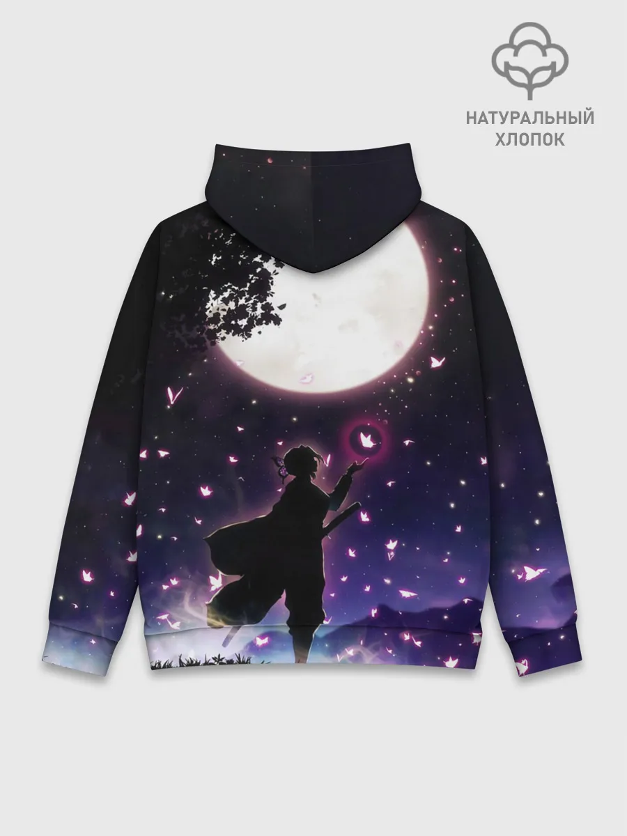 Худи мужской база хлопок / Шинобу Кочо Клинок демонов