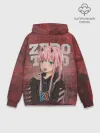 Худи мужской база хлопок / Zero Two в толстовке