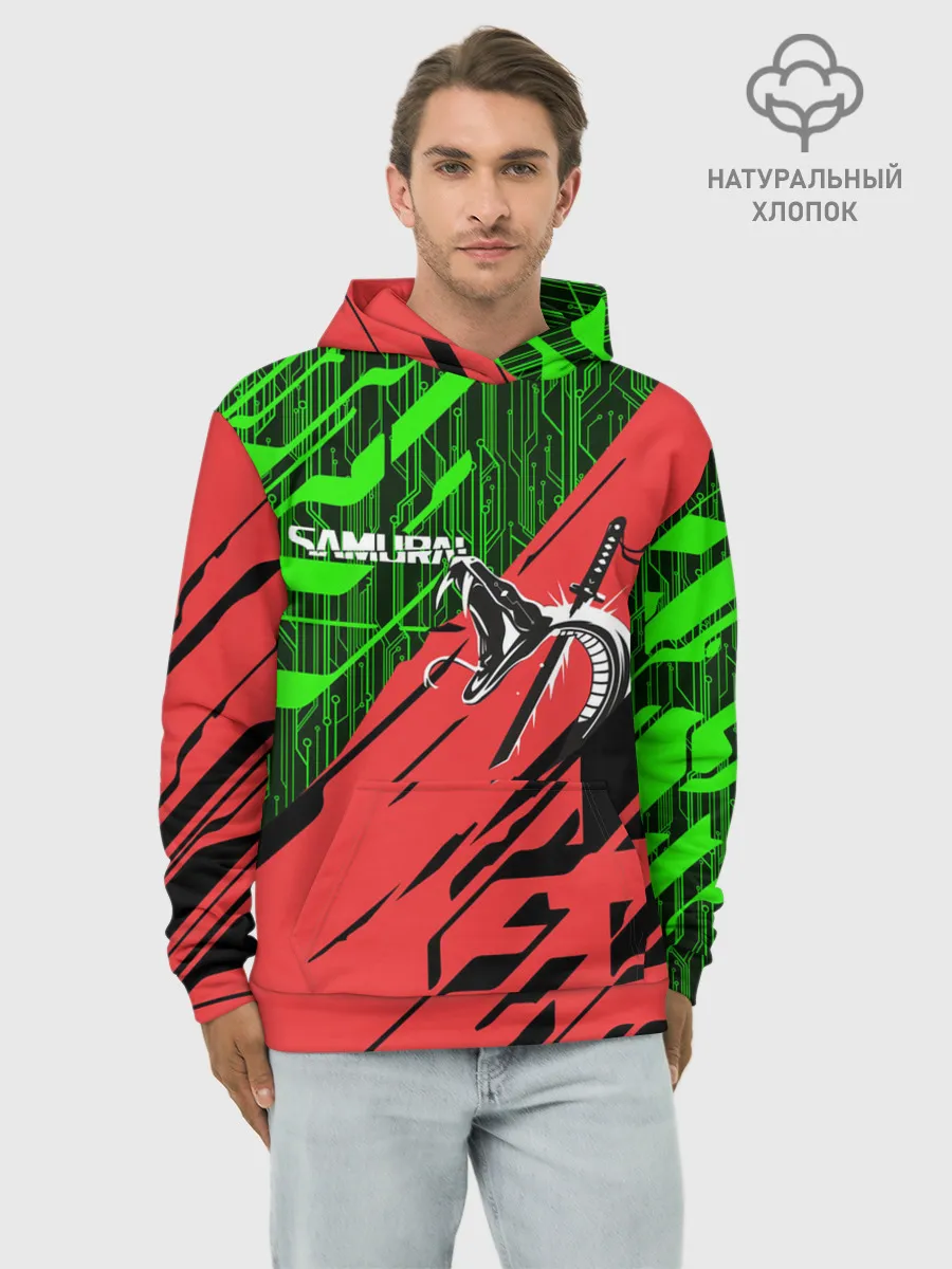 Худи мужской база хлопок / CYBERPUNK 2077