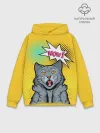 Худи мужской база хлопок / Pop Art Cat | Wow