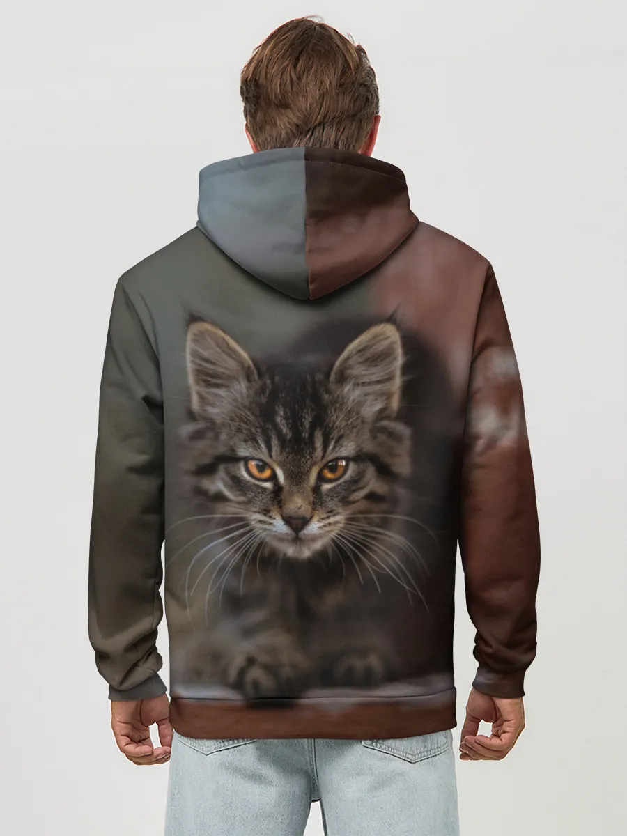 Худи мужской база хлопок / мой внутренний зверь