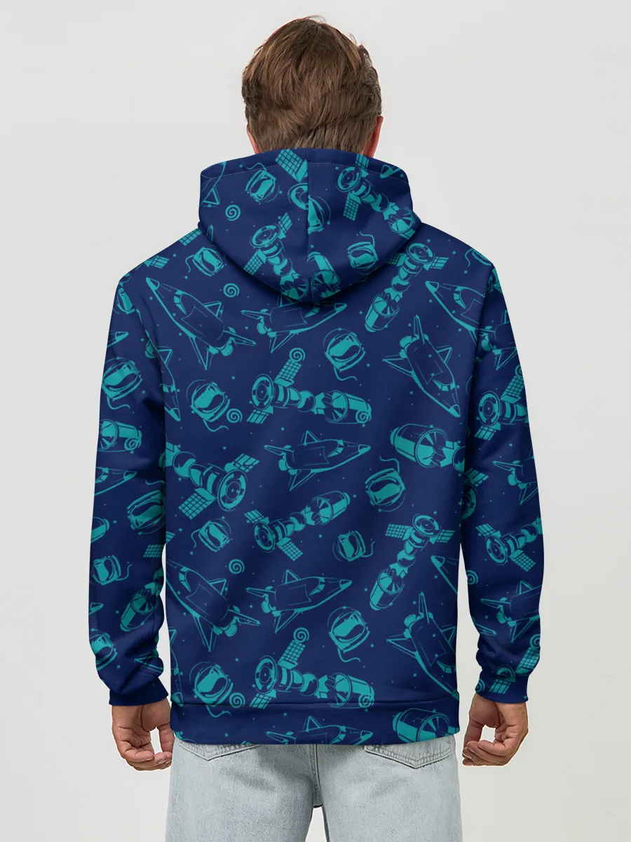 Худи мужской база хлопок / NASA