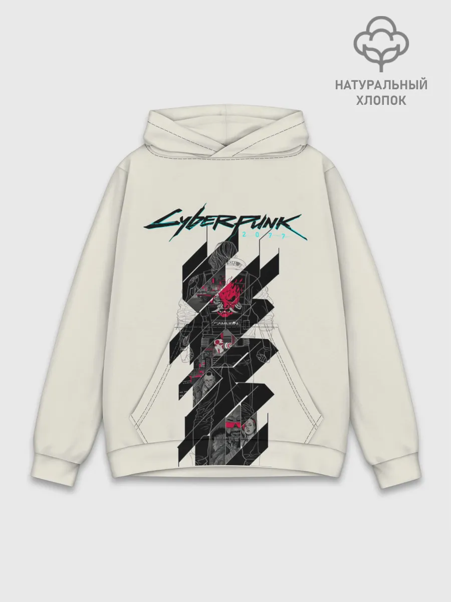 Худи мужской база хлопок / Cyberpunk 2077