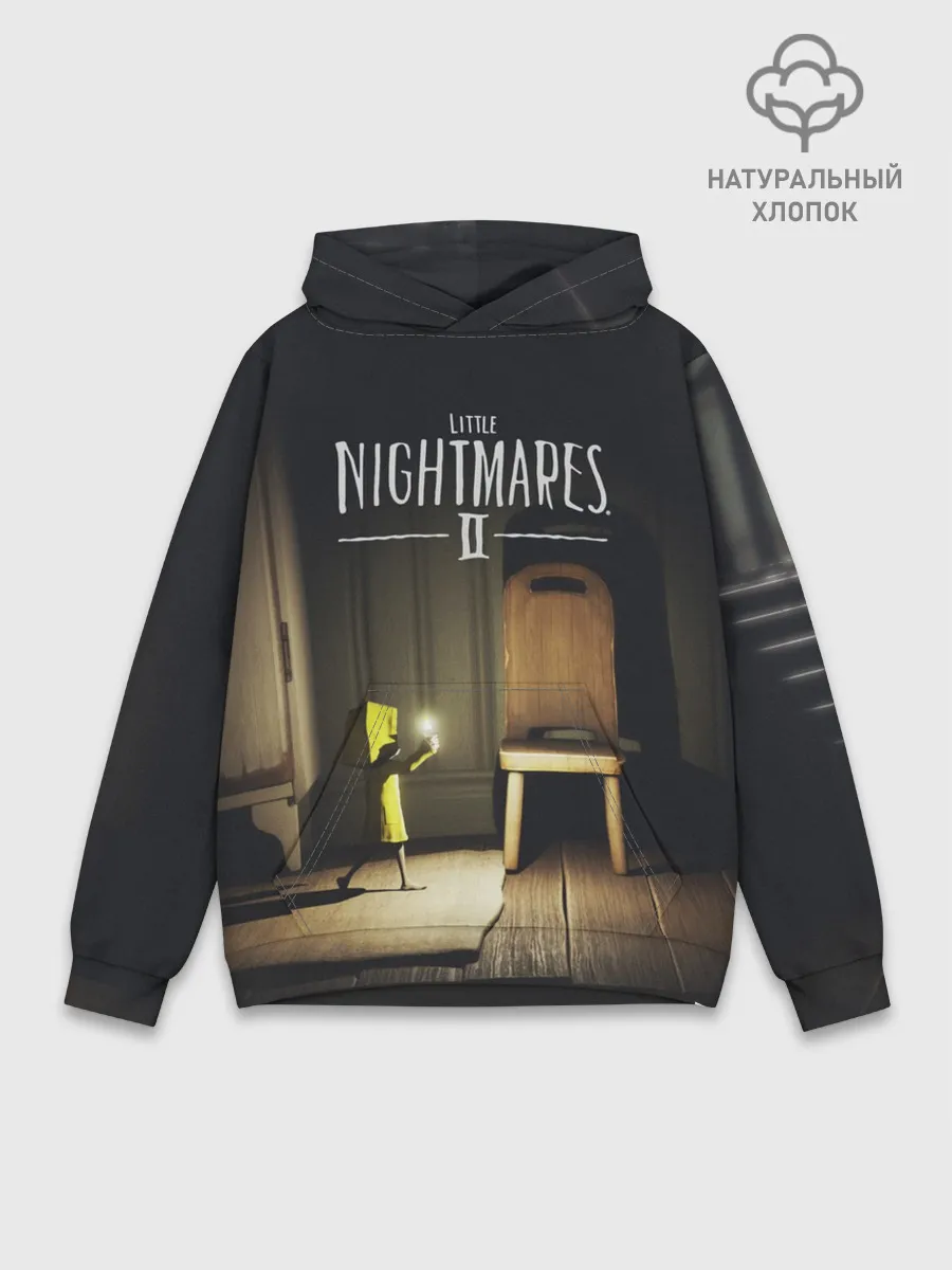Худи мужской база хлопок / Little Nightmares 2