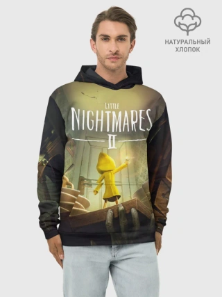 Худи мужской база хлопок / Little Nightmares 2