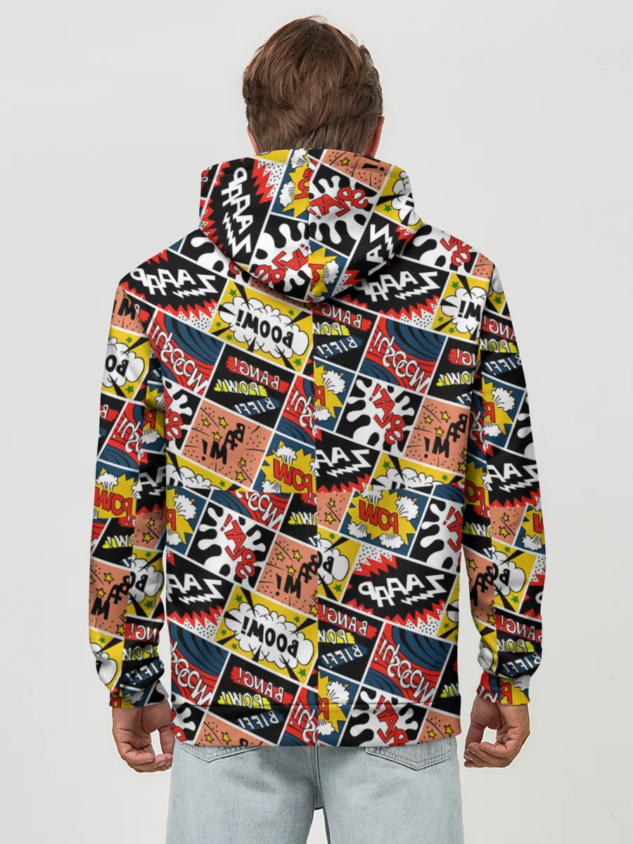 Худи мужской база хлопок / Взрывы