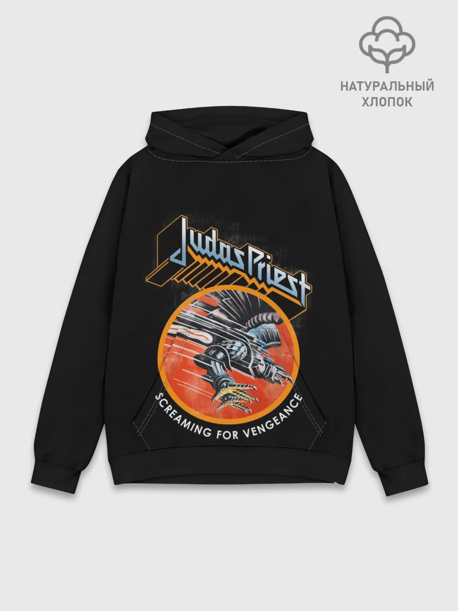 Худи мужской база хлопок / Judas Priest