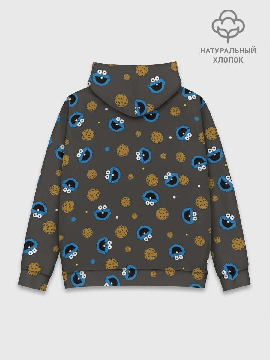 Худи мужской база хлопок / Cookie Monster