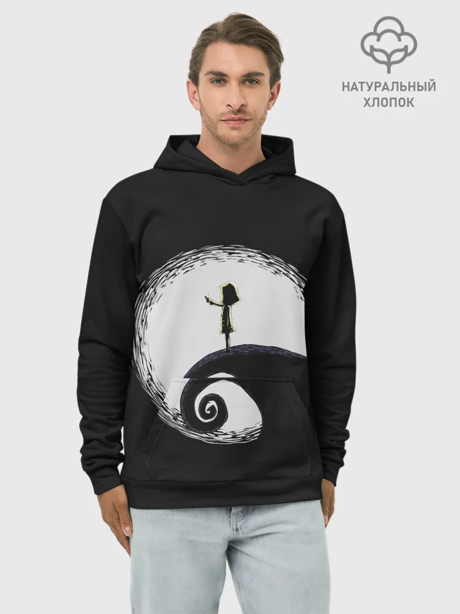 Худи мужской база хлопок / Little Nightmares 2