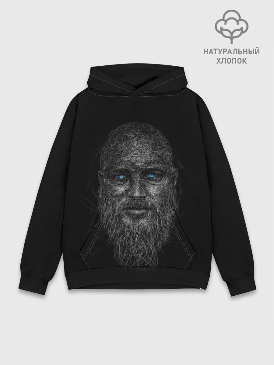 Худи мужской база хлопок / Ragnar Lodbrok
